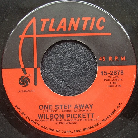 Wilson Pickett - One Step Away / Funk Factory