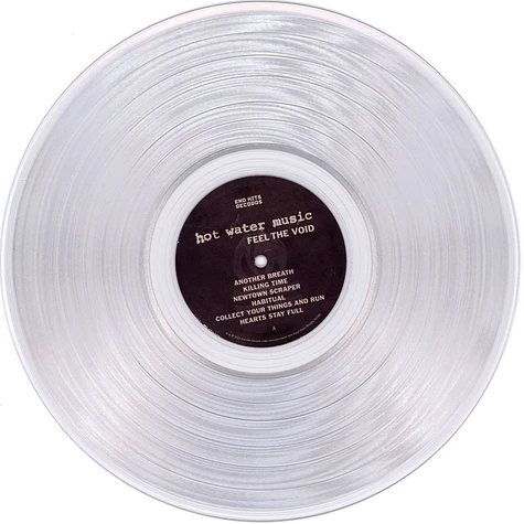 Hot Water Music - Feel The Void Clear Vinyl Edition