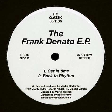 Frank Denato - The Frank Denato EP