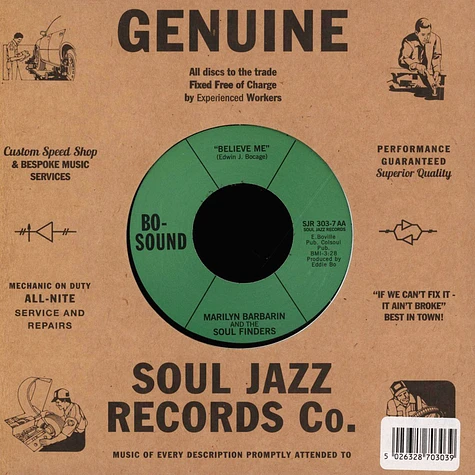 Marylin Barbarin & The Soul Finders - Reborn / Believe Me