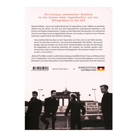 Dennis Burmeister / Sascha Lange - Behind The Wall - Depeche Mode-Fankultur In Der Ddr