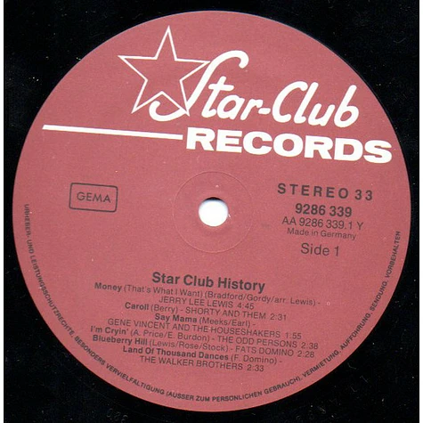 V.A. - Star-Club History