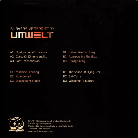 Umwelt - Subversive Territory Orange Marbled Vinyl Edition