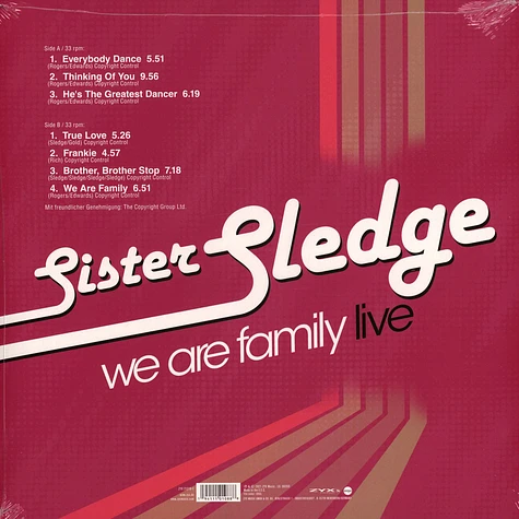 Sister Sledge - Sister Sledge In Concert