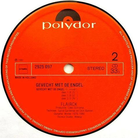 Flairck - Gevecht Met De Engel