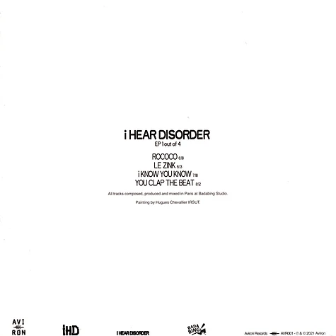 I Hear Disorder - 1 Out Of 4