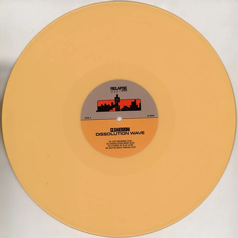 Cloakroom - Dissolution Wave Mustard Yellow Vinyl Edition