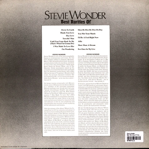 Stevie Wonder - Best Rarities Of Stevie Wonder Vol 3