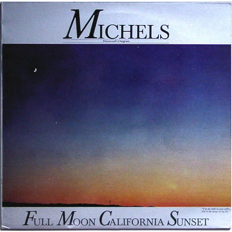 Wolfgang Michels - Full Moon California Sunset