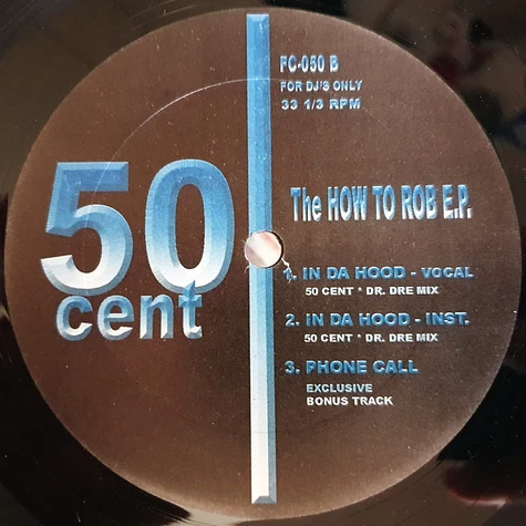 50 Cent - How To Rob E.P.