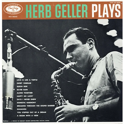 Herb Geller - Herb Geller Plays