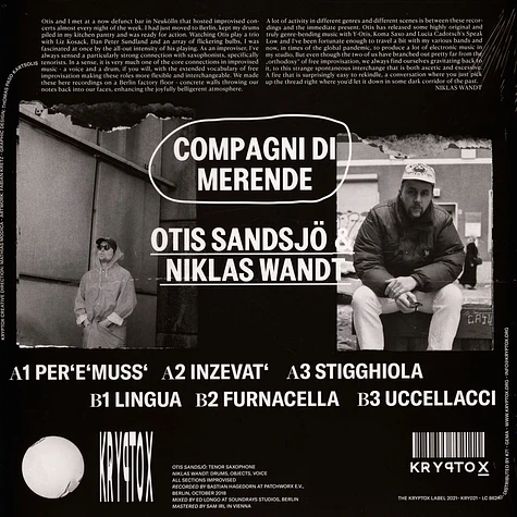Otis Sandsjö & Niklas Wandt - Compagni Di Merende