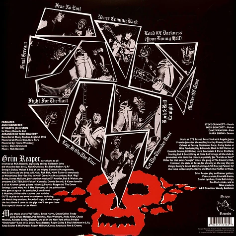 Grim Reaper - Fear No Evil Clear Vinyl Edition