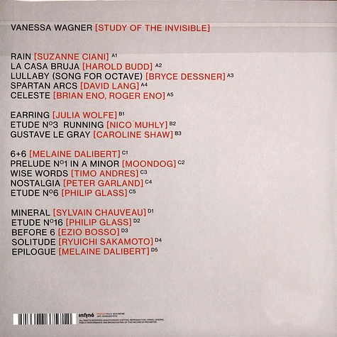 Vanessa Wagner - Study Of The Invisible