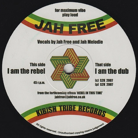 Jah Free & Jah Melodie - I Am The Rebel