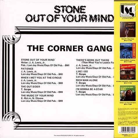 The Corner Gang - Stone Out Of Your Mind