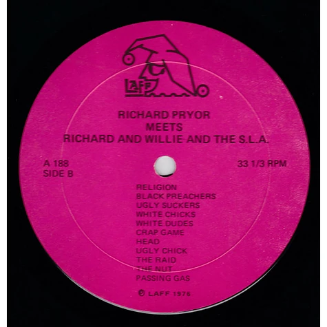 Richard Pryor / Richard & Willie - Richard Pryor Meets...Richard & Willie And...The SLA!!