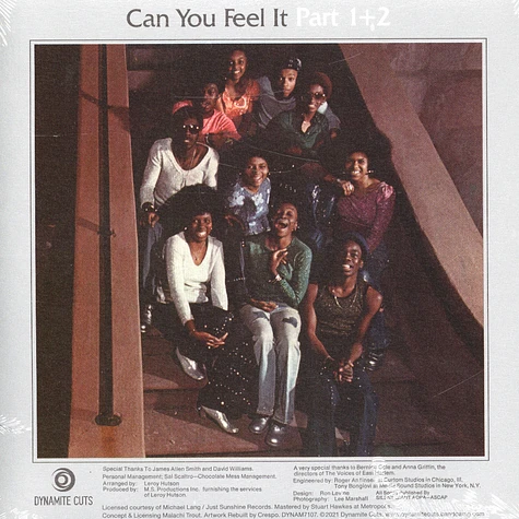 The Voices Of East Harlem - Can You Feel It - Vinyl 7