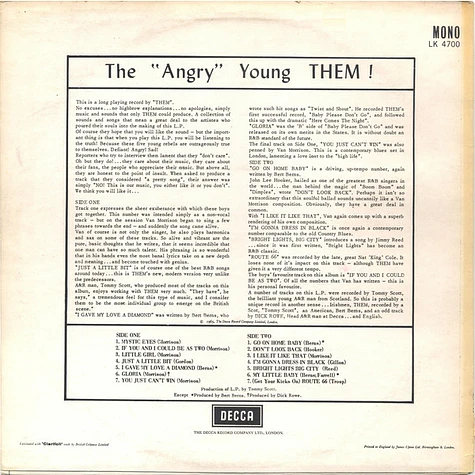 Them - The "Angry" Young Them !