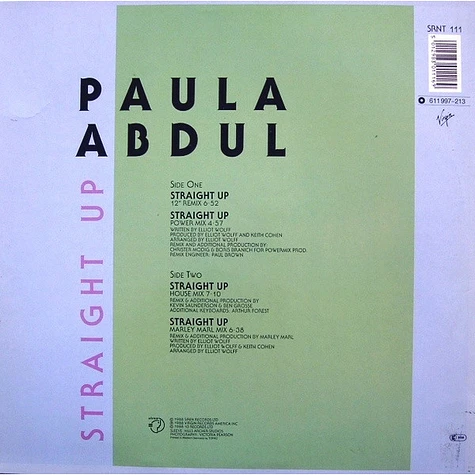 Paula Abdul - Straight Up