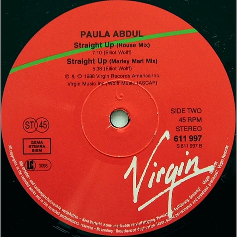 Paula Abdul - Straight Up