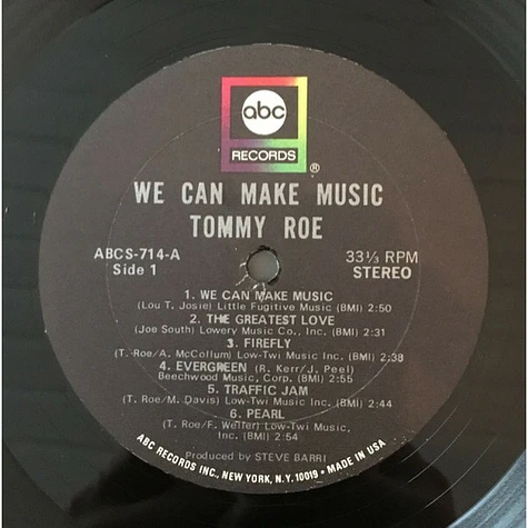 Tommy Roe - We Can Make Music