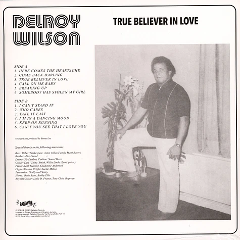Delroy Wilson - True Believer In Love