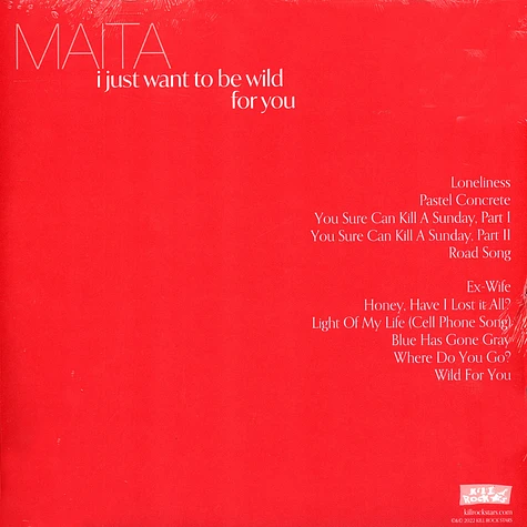 Maita - I Just Want To Be Wild For You Transparent Burgundy Vinyl Edition