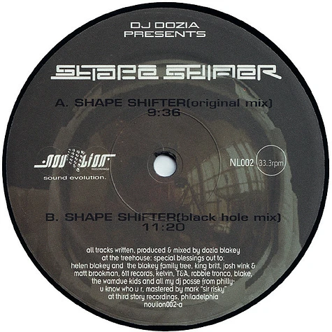 DJ Dozia - Shape Shifter