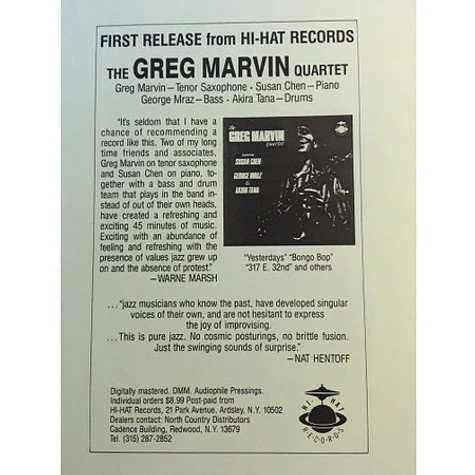 Greg Marvin - I'll Get By