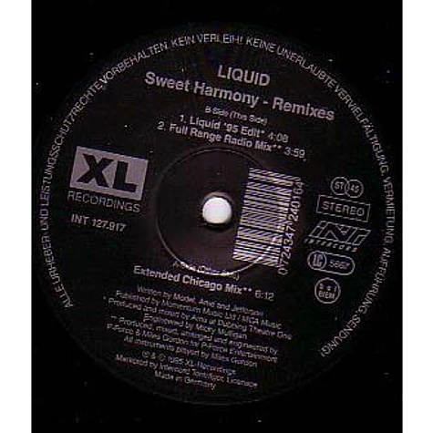 Liquid - Sweet Harmony (Remixes)