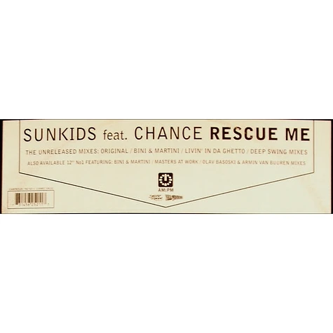 Sunkids Feat. Chance - Rescue Me