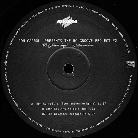 Ron Carroll Presents The RC Groove Project - Brighter Day (The Nightlife Anthem)