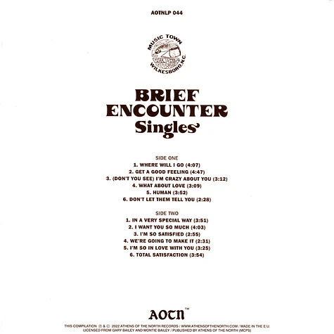 Brief Encounter - Singles