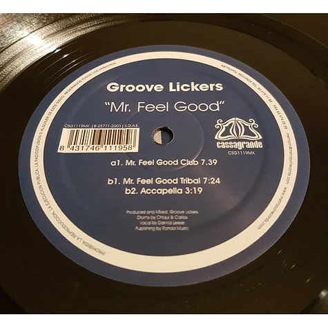 Groove Lickers - Mr. Feel Good