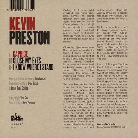 Kevin Preston - Caprice