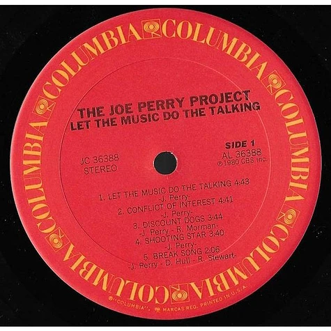 The Joe Perry Project - Let The Music Do The Talking