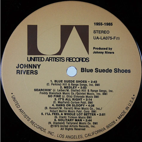 Johnny Rivers - Blue Suede Shoes