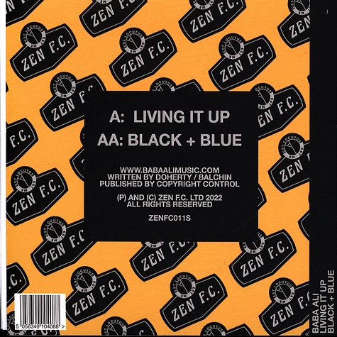 Baba Ali - Living It Up Black & Blue Vinyl Edition