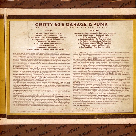 V.A. - Gritty '60s Garage & Punk