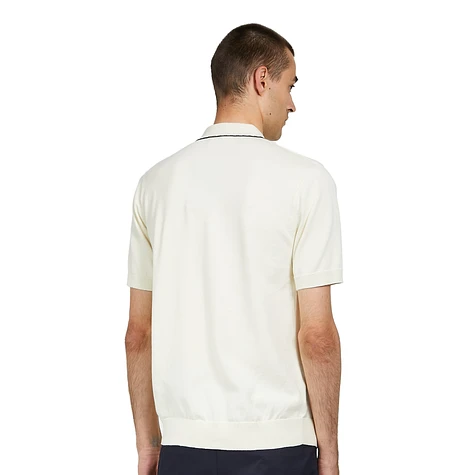 Fred Perry - Cable Zip Neck Knitted Shirt