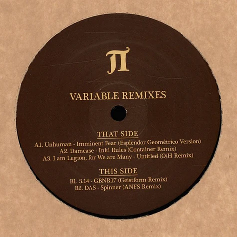 Pi Electronics - Variable Remixes