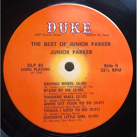 Little Junior Parker - The Best Of Junior Parker