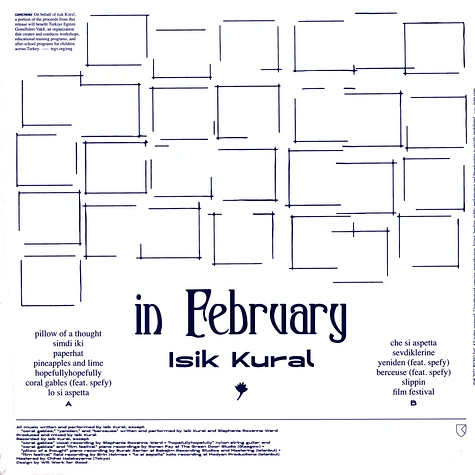 Isik Kural - In February Pink Vinyl Edition