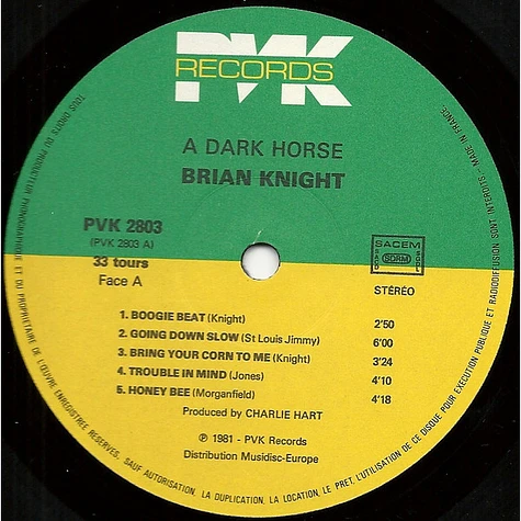 Brian Knight - A Dark Horse