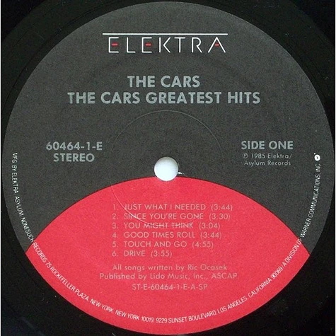 The Cars - The Cars Greatest Hits