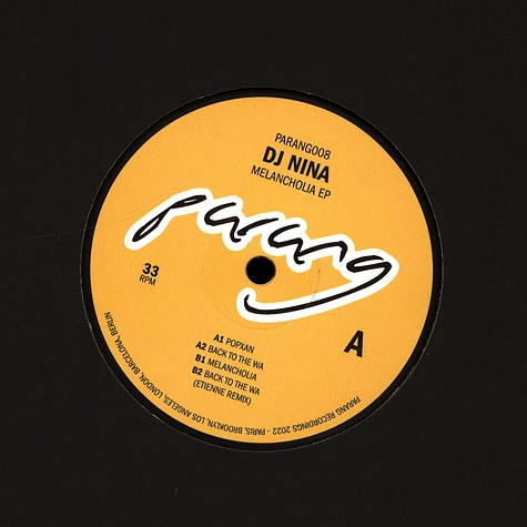 DJ Nina - Melancholia Ep Etienne Remix