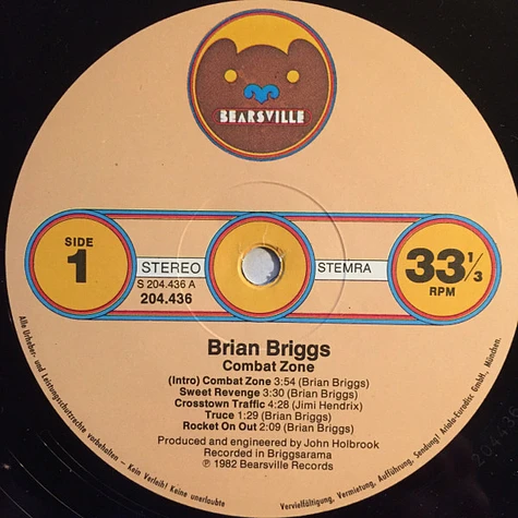 Brian Briggs - Combat Zone