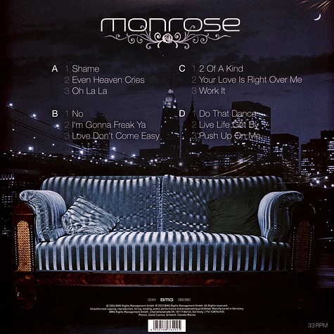 Monrose - Temptation Crystal Clear Vinyl Edition