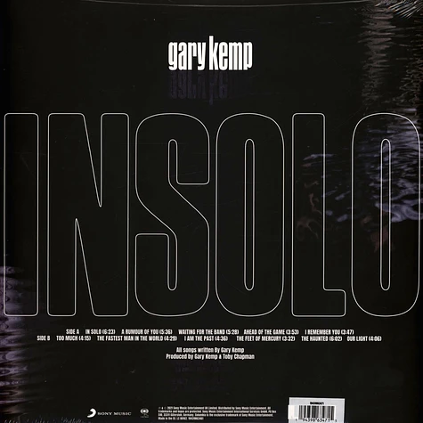 Gary Kemp - Insolo Signed Vinyl Edition